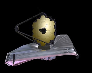 James Webb Space Telescope's golden mirrors